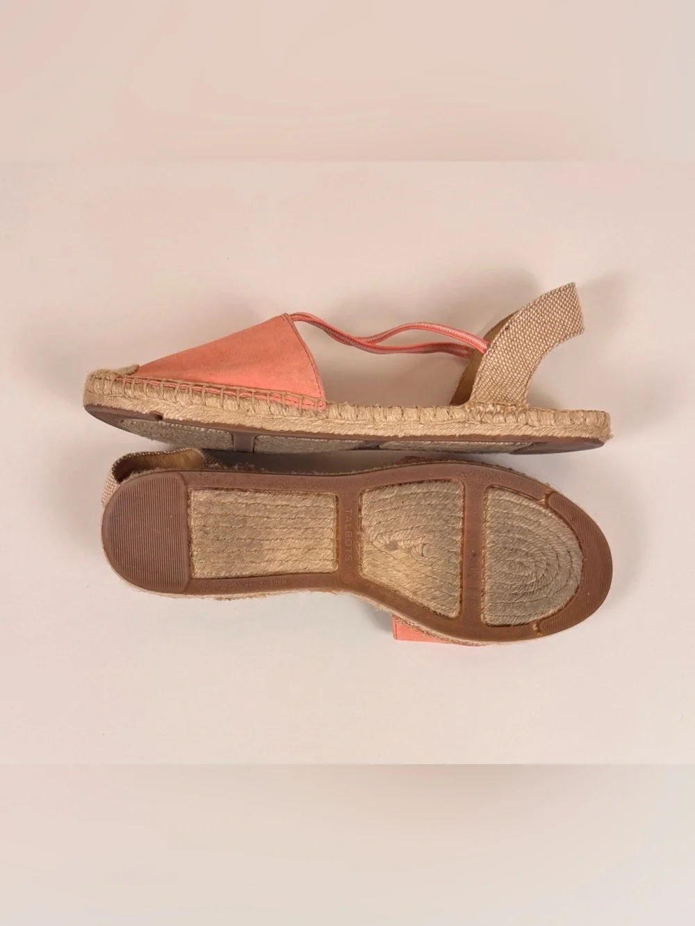Talbots Ivy Espadrille Silk Suede (Leather) Flats